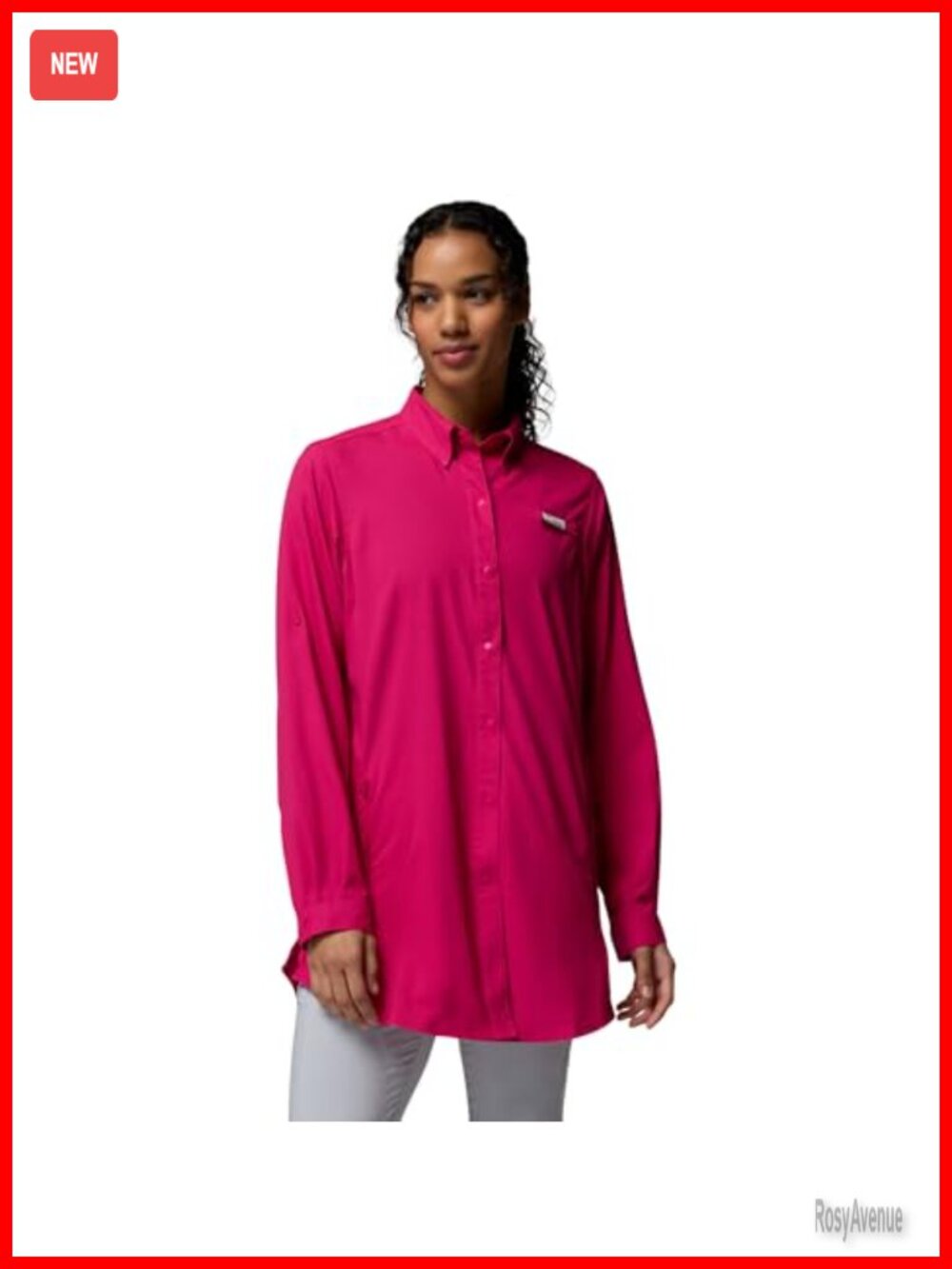 Columbia PFG Tamiami Long Sleeve Tunic Fishing Shirt